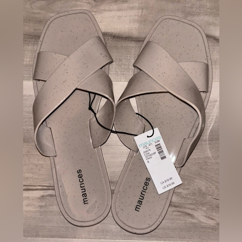 Maurices Paige Speckled Jelly Sandals